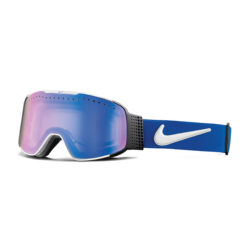 Men's Nike Goggles - Nike Fade Goggles. White/Game Royal/Silver - Dark Smoke Blue